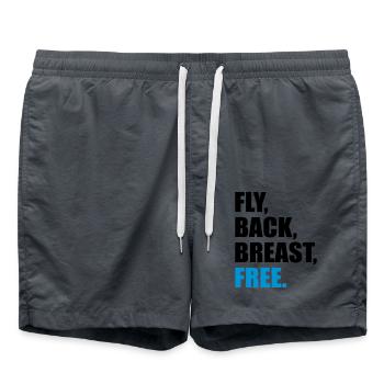 schwimmen - Badeshorts - Anthrazit - Vorne - AI Model Male 185 light (185cm)