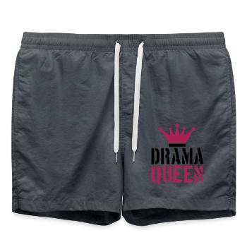 timbre drame reine femme cool princesse femme - Short de bain - charbon - Devant - AI Model Male 185 light (185cm)