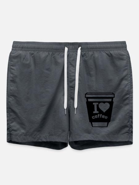 I love coffee 1 - Swim Trunks - anthracite