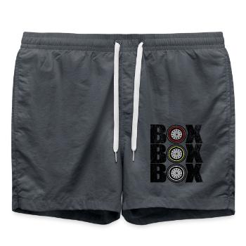 Black Box Conception pneus de cours - Short de bain - charbon - Devant - AI Model Male 185 light (185cm)