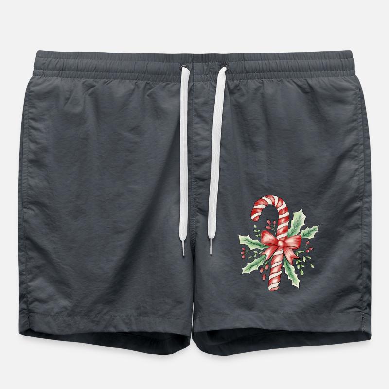 Candy cane - Swim Trunks - anthracite