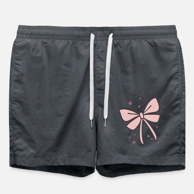 Bow Gift Bow - Swim Trunks - anthracite
