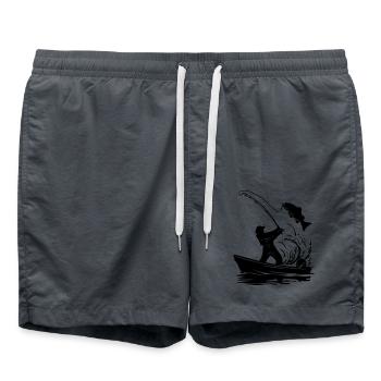 fisherman - Swim Trunks - anthracite - Front - AI Model Male 185 light (185cm)