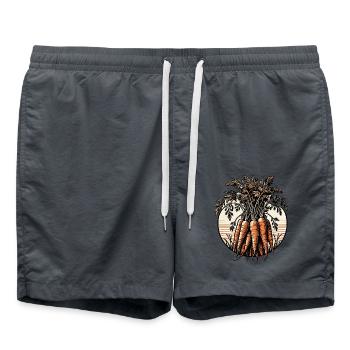 Carottes millésimées - Short de bain - charbon - Devant - AI Model Male 185 light (185cm)