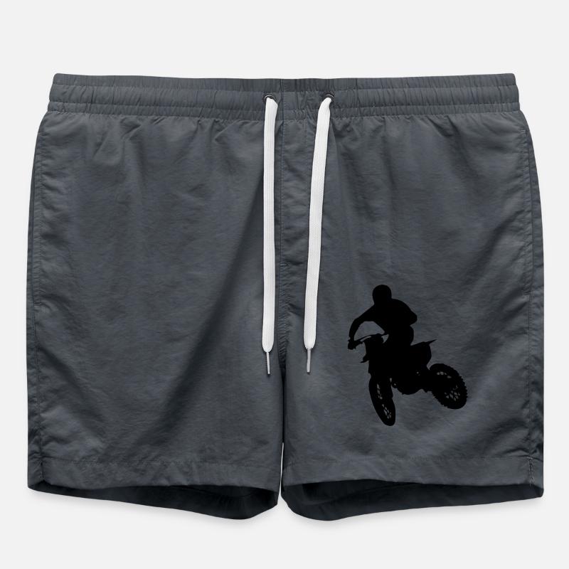 motocross - Swim Trunks - anthracite