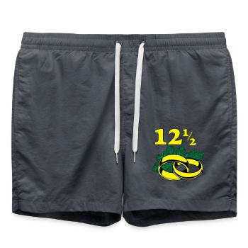 Petersilienhochzeit , Hochzeitstag (25) - Badeshorts - Anthrazit - Vorne - AI Model Male 185 light (185cm)