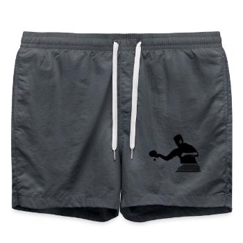 tischtennis - Swim Trunks - anthracite - Front - AI Model Male 185 light (185cm)