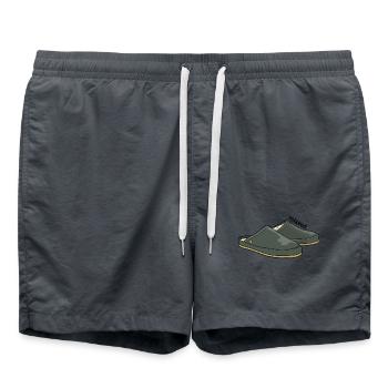 Gris détendu - Short de bain - charbon - Devant - AI Model Male 185 light (185cm)