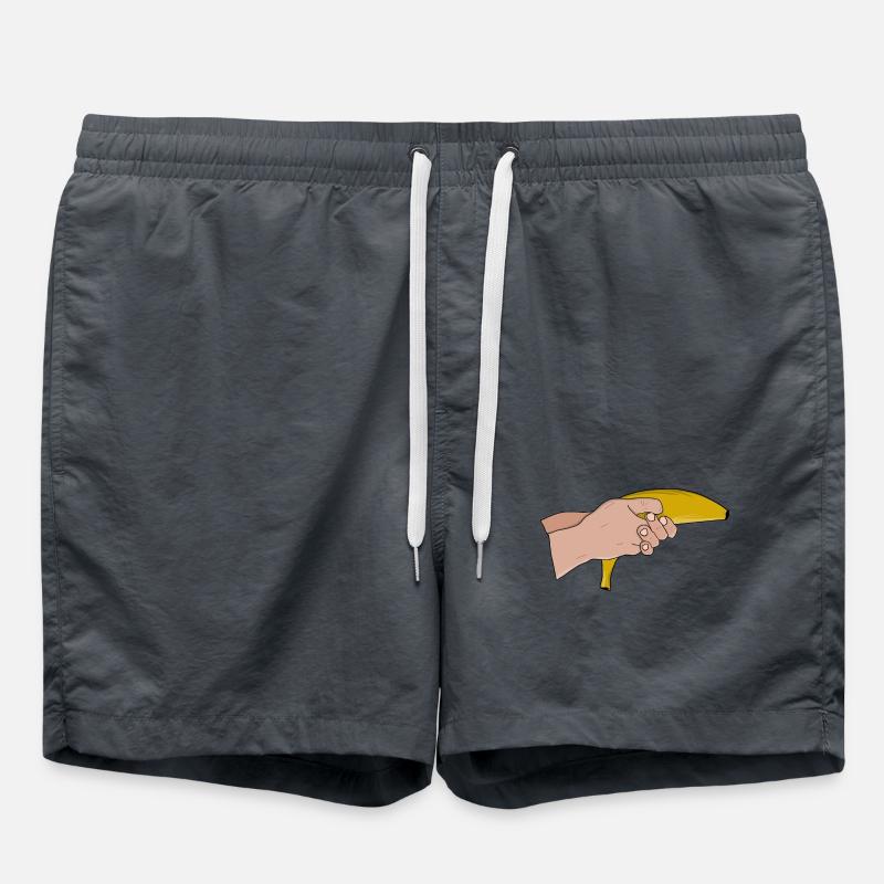 Lethal banana - Swim Trunks - anthracite