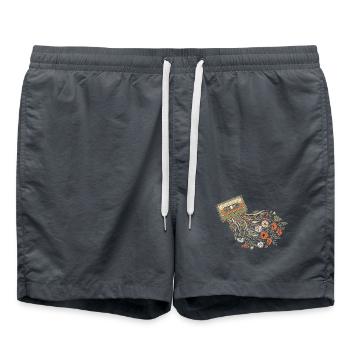 FlowerSette - Short de bain - charbon - Devant - AI Model Male 185 light (185cm)