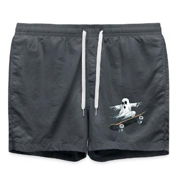 Ghost Skateboard - Swim Trunks - anthracite - Front - AI Model Male 185 light (185cm)
