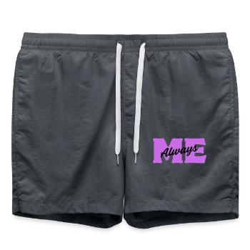 Always Me – Be Yourself - Swim Trunks - anthracite - Front - AI Model Male 185 light (185cm)