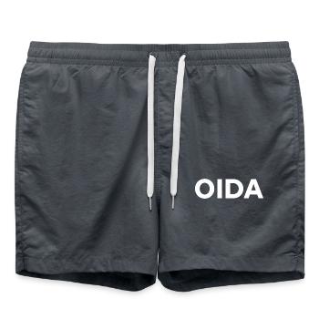 Oida - Badeshorts - Anthrazit - Vorne - AI Model Male 185 light (185cm)