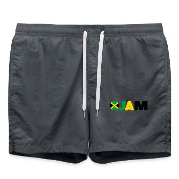 Jamaika - Badeshorts - Anthrazit - Vorne - AI Model Male 185 light (185cm)