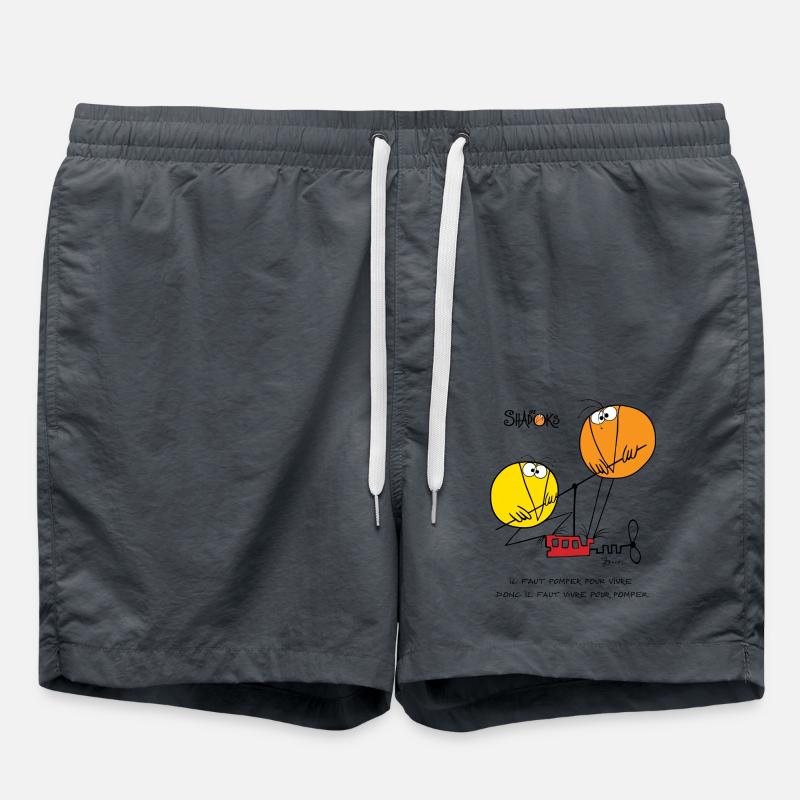 Shadoks pump - Swim Trunks - anthracite