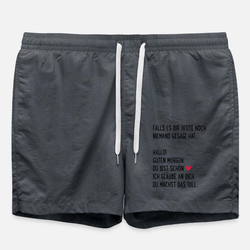 Komplimente - Badeshorts - Anthrazit