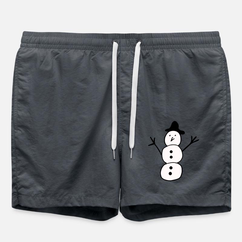 Snowman - Swim Trunks - anthracite