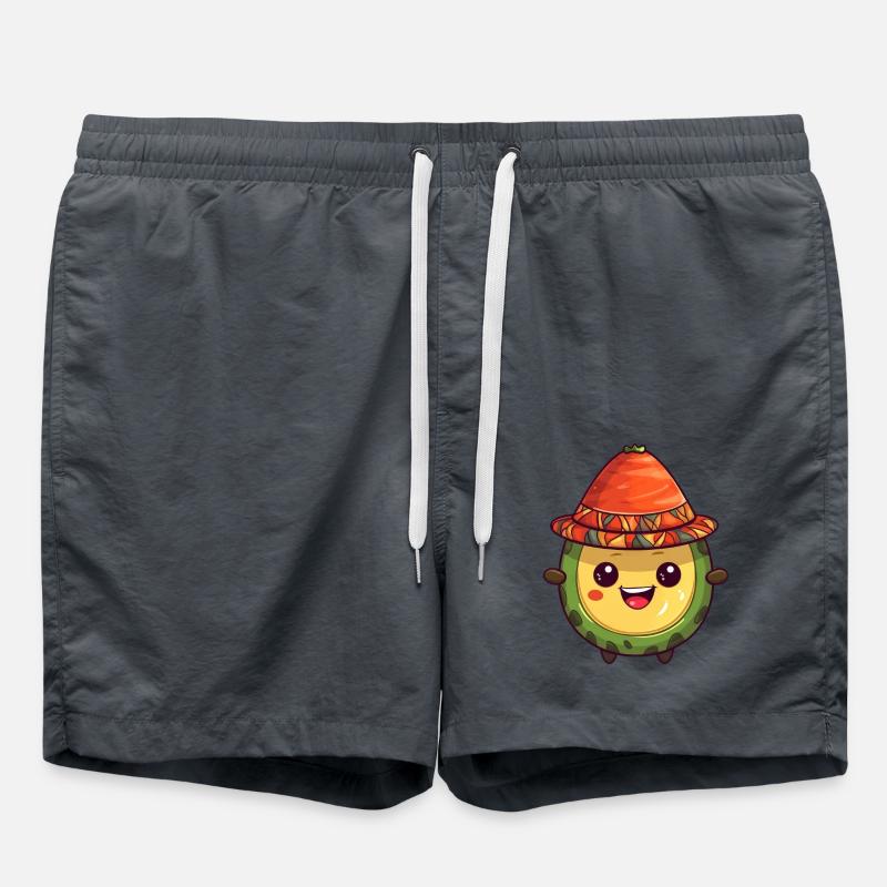 Peruvian avocado - Swim Trunks - anthracite