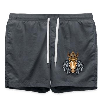 Couronne de cheval - Short de bain - charbon - Devant - AI Model Male 185 light (185cm)