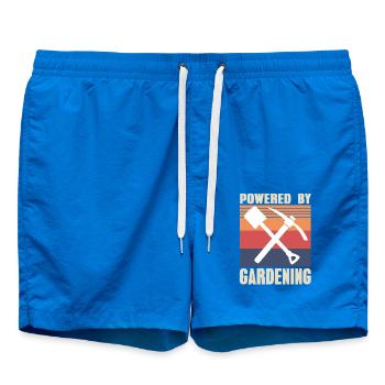 Alimenté par un ventilateur de style rétro de jardinage - Short de bain - cobalt blue - Devant