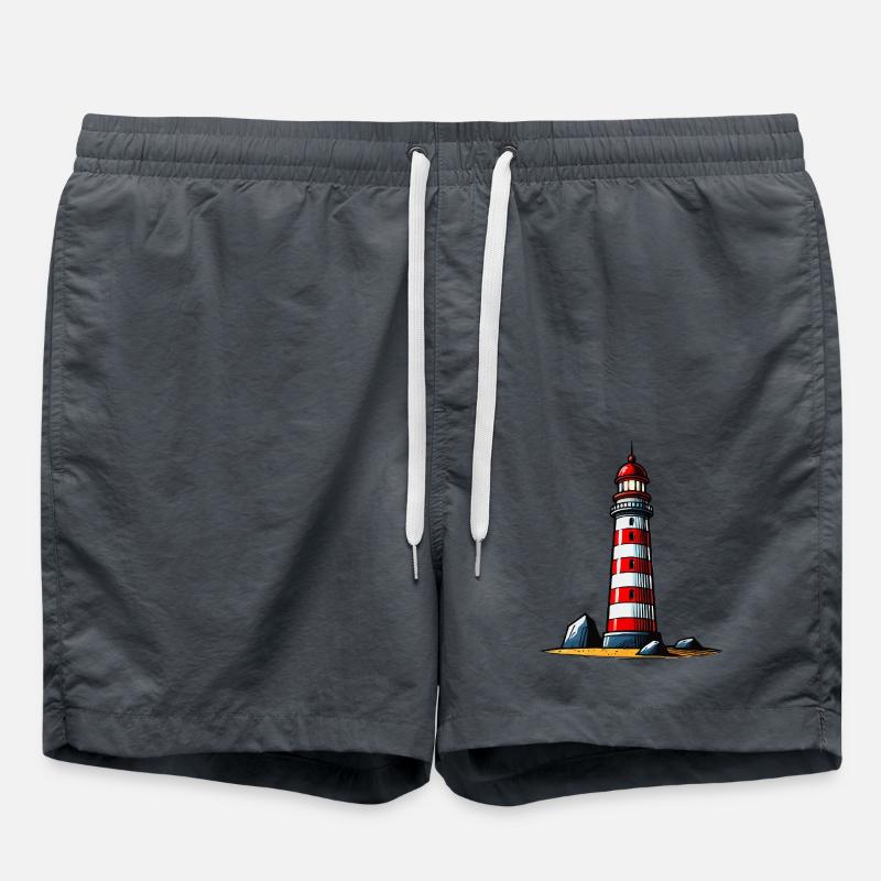 Lighthouse - Swim Trunks - anthracite