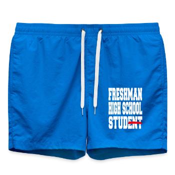 Freshman High School Student Bold Pride - Swim Trunks - cobalt blue - Front