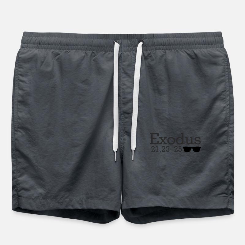Exode - Short de bain - charbon