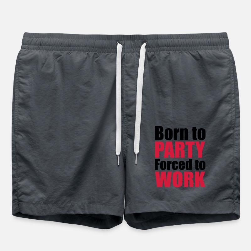party - Swim Trunks - anthracite
