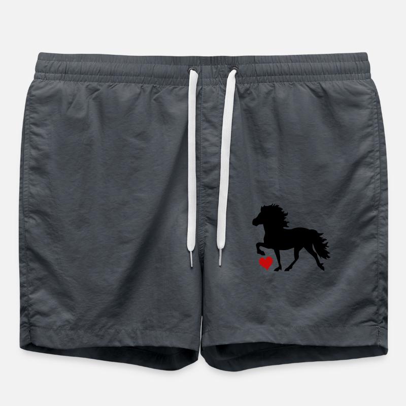 Cheval d’Islande - Short de bain - charbon