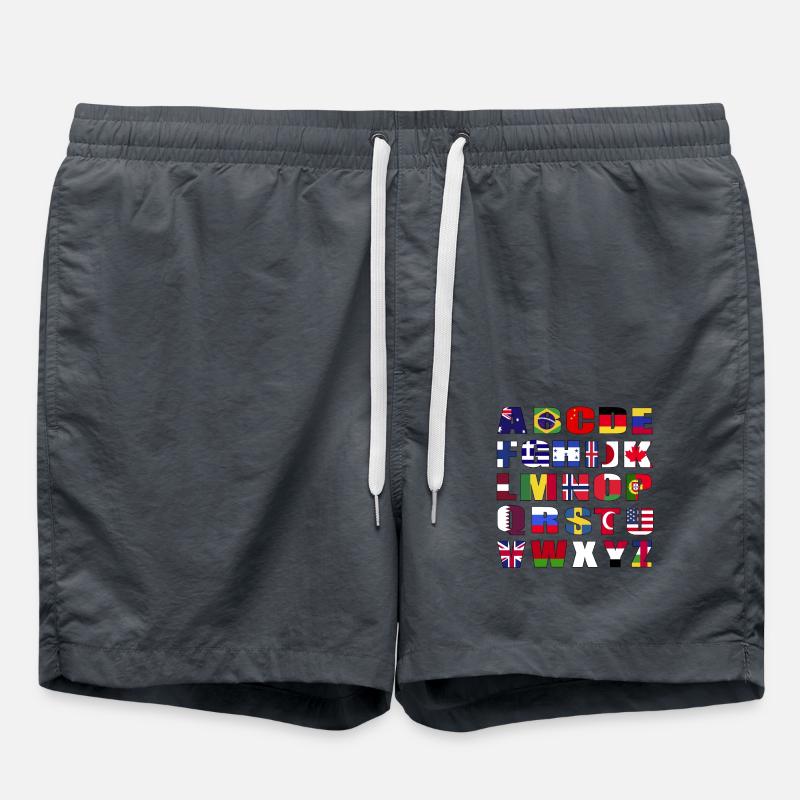 Flag - Swim Trunks - anthracite