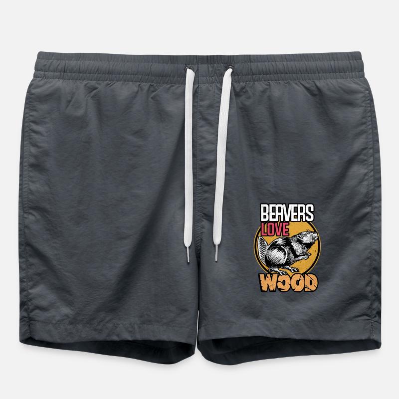Beaver - Swim Trunks - anthracite