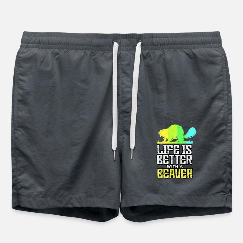 Beaver - Swim Trunks - anthracite