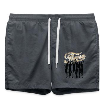 Fame party gifts shirt - Swim Trunks - anthracite - Front - AI Model Male 185 light (185cm)