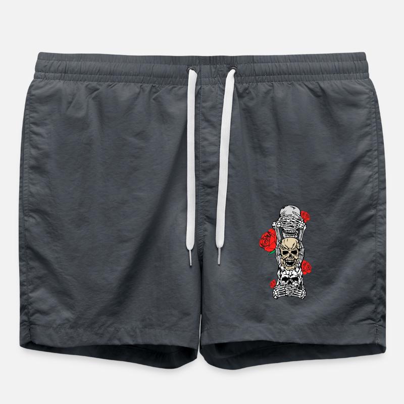 skulls - Swim Trunks - anthracite