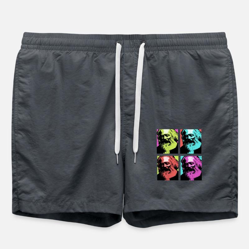 Communism - Swim Trunks - anthracite