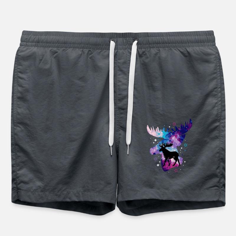 Elch - Badeshorts - Anthrazit