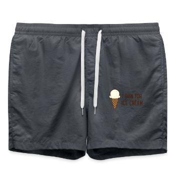 course - Short de bain - charbon - Devant - AI Model Male 185 light (185cm)