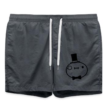 gentleman sir seigneur cylindre - Short de bain - charbon - Devant - AI Model Male 185 light (185cm)