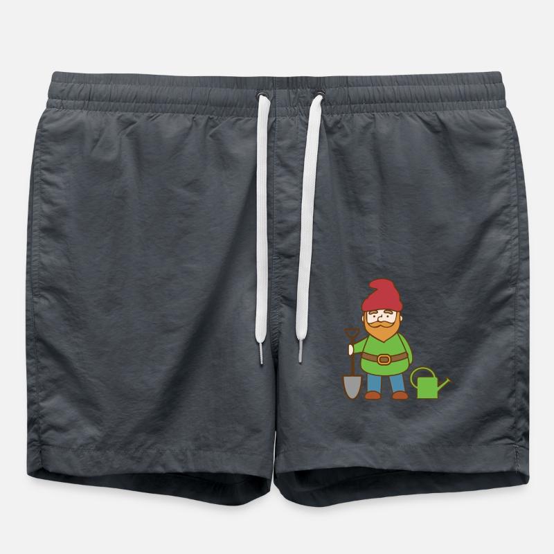 nain de jardin - Short de bain - charbon