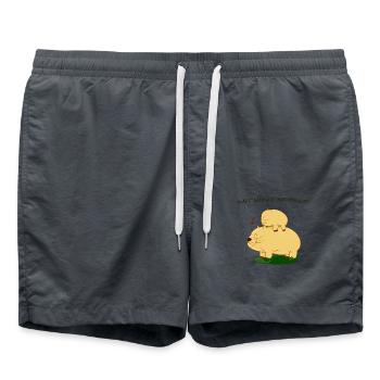 Wombat - Badeshorts - Anthrazit - Vorne - AI Model Male 185 light (185cm)