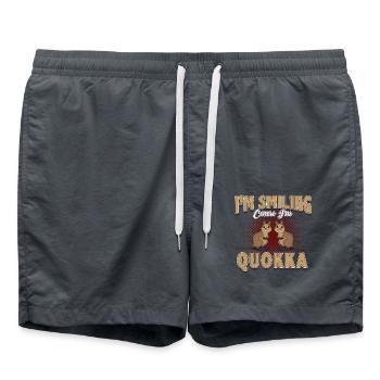 Quokka - Swim Trunks - anthracite - Front - AI Model Male 185 light (185cm)