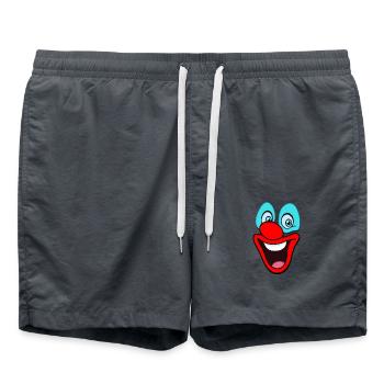 Karneval Köln - Badeshorts - Anthrazit - Vorne - AI Model Male 185 light (185cm)