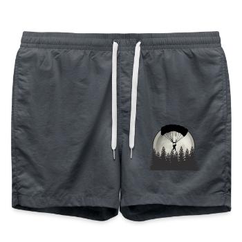 paragliding - Swim Trunks - anthracite - Front - AI Model Male 185 light (185cm)