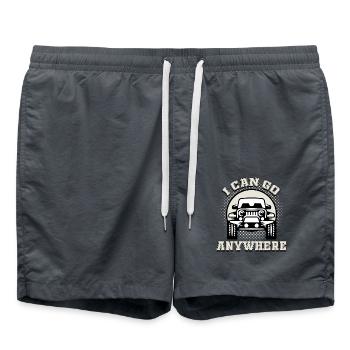 Véhicule tout terrain à déplacement - Short de bain - charbon - Devant - AI Model Male 185 light (185cm)