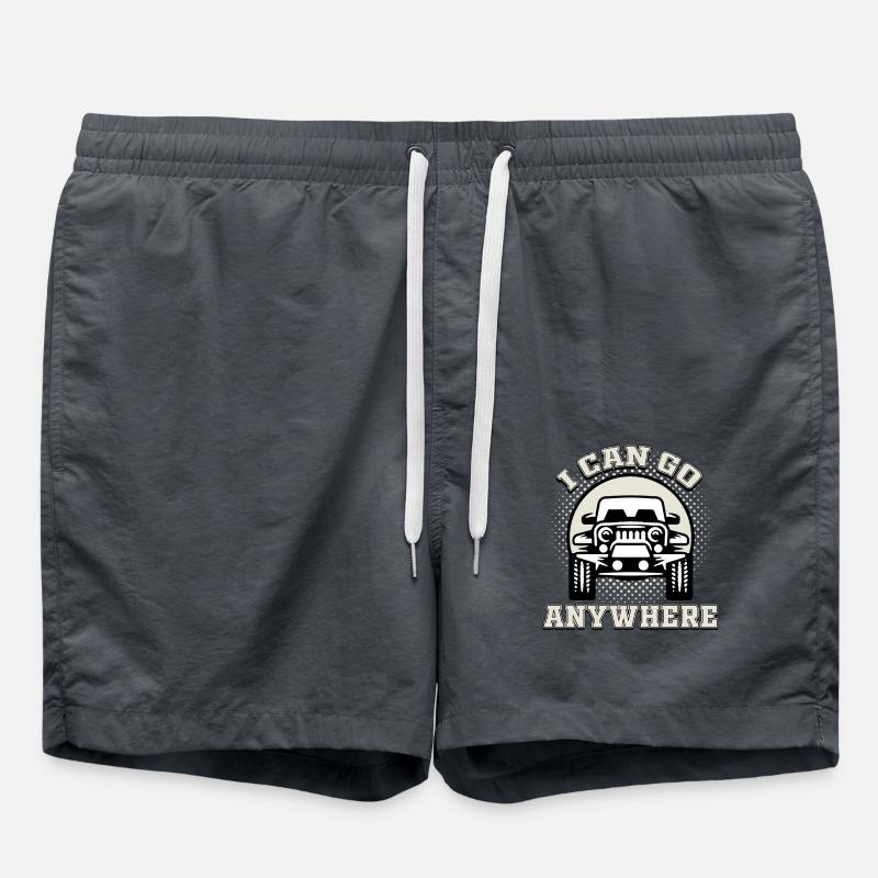 Displacement off-road vehicle - Swim Trunks - anthracite