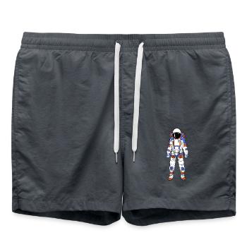 Astronaut - Badeshorts - Anthrazit - Vorne - AI Model Male 185 light (185cm)