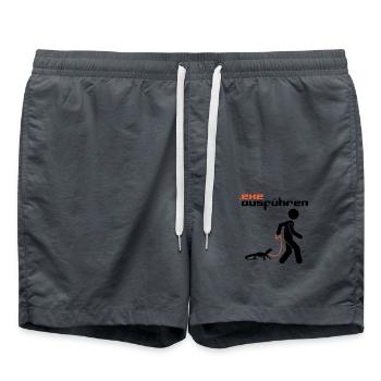 .exe ausführen - Computer Humor - Anwendung Datei - Badeshorts - Anthrazit - Vorne - AI Model Male 185 light (185cm)