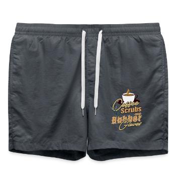 infirmière - Short de bain - charbon - Devant - AI Model Male 185 light (185cm)