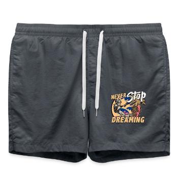 Kitesurfing - Swim Trunks - anthracite - Front - AI Model Male 185 light (185cm)