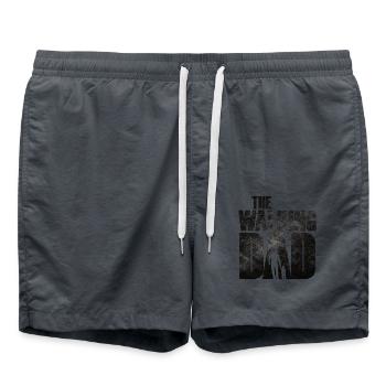 Le père et le fils de Walking Dad - Short de bain - charbon - Devant - AI Model Male 185 light (185cm)